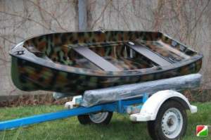 Лодка Пластиковая гребная Барс 300 камуфляж в ТД Кептен