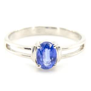 Серебряное кольцо 925 пробы 2,14 гр. с кианитомом с Непала 1,12 карат Серебряное кольцо 925 пробы 2,14 гр. с кианитомом с Непала 1,12 карат
