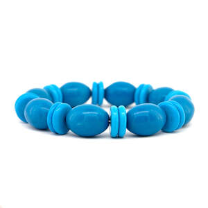 Браслет з блакитною бірюзою (пресована) Браслет з блакитною бірюзою (пресована)