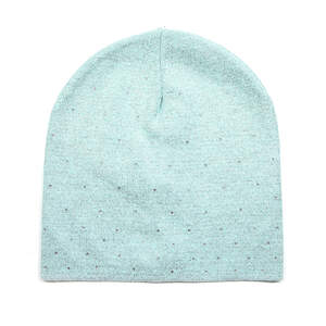 Женская шапка Gloss мятного цвета с декором