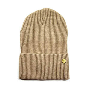 Женская шапка StreetStyle цвета капучино