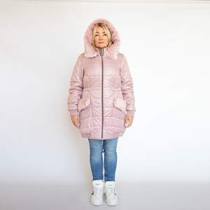 Жіноча куртка ARKTICA з хутром, кольору Pudra Жіноча куртка ARKTICA з хутром, кольору Pudra