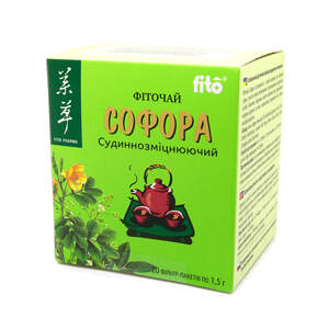Софора фиточай, фильтр-пакеты №20 Софора фиточай, фильтр-пакеты №20
