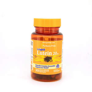 Лютеїн для зору з зеаксантином, Lutein with Zeaxanthin, Puritan's Pride, 20 мг, 30 капсул