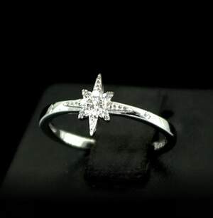 Срібна каблучка 925 проби 1,33 г з Фіанітами 0,18 карат Срібна каблучка 925 проби 1,33 г з Фіанітами 0,18 карат