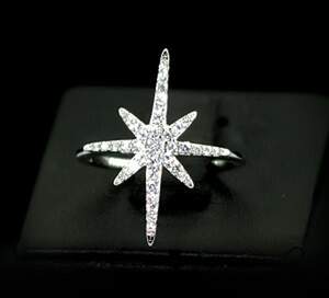 Срібна каблучка 925 проби 1,88 г з Фіанітами 0,74 карат Срібна каблучка 925 проби 1,88 г з Фіанітами 0,74 карат