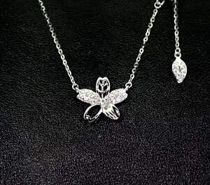 Срібне кольє 925 проби 2,27 г з Фіанітами 0,71 карат Срібне кольє 925 проби 2,27 г з Фіанітами 0,71 карат