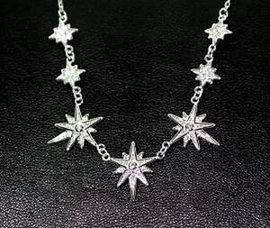 Срібне кольє 925 проби 3,6 г з Фіанітами 0,87 карат Срібне кольє 925 проби 3,6 г з Фіанітами 0,87 карат