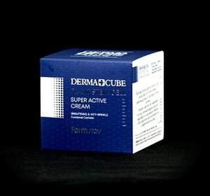 Крем антивіковий зі стволовими клітинами Derma Cube Plant Stem Cell Super Active Cream Farmstay, 80 мл