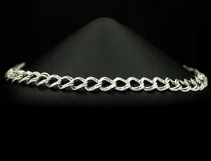 Срібний браслет 925 проби 7,95 г, плетіння Панцир