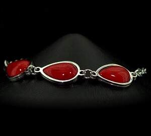 Браслет з Коралом (пресований) 19+4 см Браслет з Коралом (пресований) 19+4 см