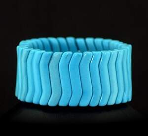 Браслет з Бірюзою (пресована) 16-18 см Браслет з Бірюзою (пресована) 16-18 см