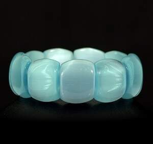 Браслет з блакитним Котячим оком, 17 см Браслет з блакитним Котячим оком, 17 см