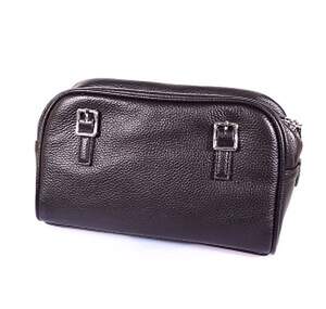 Жіноча сумка Vintage з натуральної шкіри чорного кольору