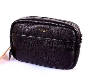 Жіноча сумка Vintage з натуральної шкіри чорного кольору