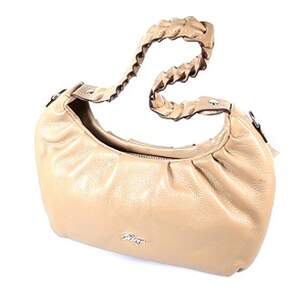 Жіноча сумка Karya з натуральної шкіри кольору Латте