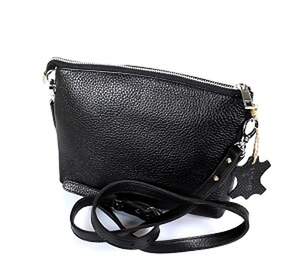 Жіноча сумка Shvigel з натуральної шкіри чорного кольору