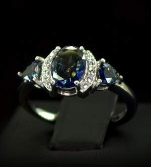 Срібна каблучка 925 проби 2,92 г з містичними Топазами та цирконами 2,85 карат Срібна каблучка 925 проби 2,92 г з містичними Топазами та цирконами 2,85 карат