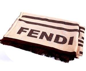 Палантин цвета Brown, репліка Fendi, кашемир 60% шовк 40%, 180*65 см Палантин цвета Brown, репліка Fendi, кашемир 60% шовк 40%, 180*65 см