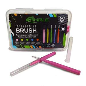 Міжзубні Йоржики ANRI.E. (60 шт) - Рожевий (0,6 мм)