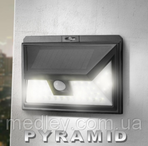 Светодиодный светильник на солнечной батарее с датчиком движения ARILUX  46 Led AL-SL11 3 режима Пирамида