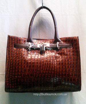 Женская сумка Hermes Classic SnakeLightBrown Женская сумка Hermes Classic SnakeLightBrown