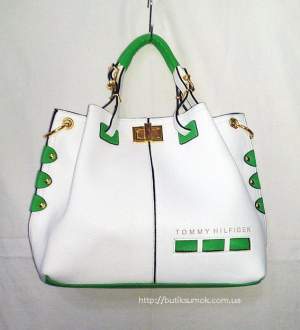 Женская сумка Tommy Hilfiger White-Green 246 Женская сумка Tommy Hilfiger White-Green 246