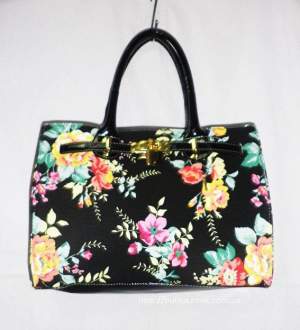Женская сумка Hermes MultiFloral Black 167 Женская сумка Hermes MultiFloral Black 167