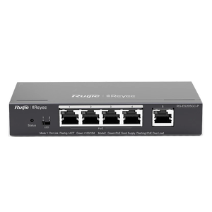 RG-ES205GC-P 5-портовый гигабитный интеллектуальный POE коммутатор Ruijie RG-ES205GC-P 5-портовый гигабитный интеллектуальный POE коммутатор Ruijie