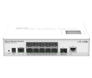 MikroTik CRS212-1G-10S-1S+IN 10-портовый управляемый Cloud коммутатор MikroTik CRS212-1G-10S-1S+IN 10-портовый управляемый Cloud коммутатор