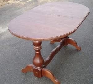 Овальный раскладной стол Рио из дерева