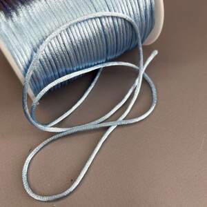 #22 Шнур корсетный (сатиновый, шелковый ) 2мм, 100 ярдов #22 Шнур корсетный (сатиновый, шелковый ) 2мм, 100 ярдов