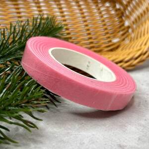 1,2 см - Флористическая тейп-лента 30 метров, розовый