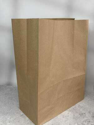Бумажный пакет без ручек 320х150х420 мм бурый крафт 10 шт.