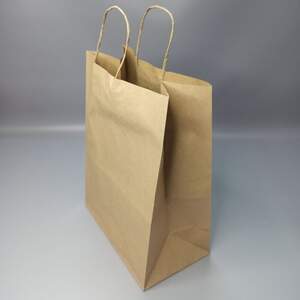 Бумажный пакет с ручками 260х150х350 мм