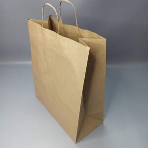 Бумажный пакет с ручками 320х150х380 мм