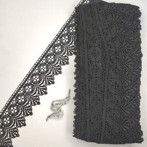 Кружево макраме Sindtex 6см (20м) Цвет - Черный (28-Y10494-10) Кружево макраме Sindtex 6см (20м) Цвет - Черный (28-Y10494-10)