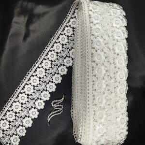 Кружево макраме Sindtex 7,5см (20м) Цвет - Белый (25-F1375E1-1) Кружево макраме Sindtex 7,5см (20м) Цвет - Белый (25-F1375E1-1)