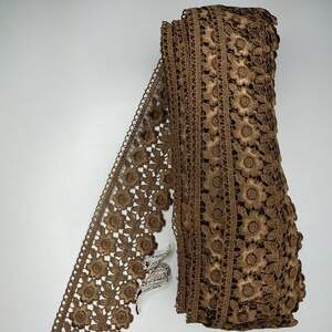 Кружево макраме Sindtex 7,5см (20м) Цвет - Золотой (25-F1375E1-4) Кружево макраме Sindtex 7,5см (20м) Цвет - Золотой (25-F1375E1-4)