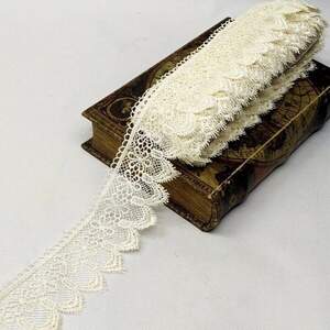 Кружево макраме Sindtex 7см (13м) Цвет - Айвори (729-64-084) Кружево макраме Sindtex 7см (13м) Цвет - Айвори (729-64-084)