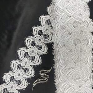 Кружево макраме Sindtex 7см (13м) Цвет - Белый (10-L0434-1) Кружево макраме Sindtex 7см (13м) Цвет - Белый (10-L0434-1)