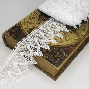 Кружево макраме Sindtex 7см (13м) Цвет - Белый (729-51-001) Кружево макраме Sindtex 7см (13м) Цвет - Белый (729-51-001)