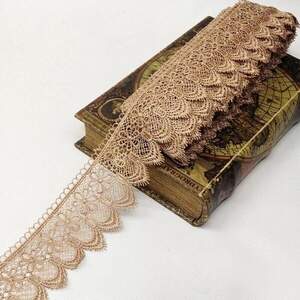 Кружево макраме Sindtex 7см (13м) Цвет - Коричневый (729-64-067) Кружево макраме Sindtex 7см (13м) Цвет - Коричневый (729-64-067)