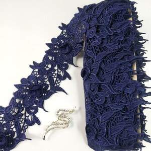 Кружево макраме Sindtex 8,5см (9м) Цвет - Синий (42-HL1436-2) Кружево макраме Sindtex 8,5см (9м) Цвет - Синий (42-HL1436-2)