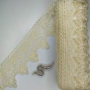Кружево макраме Sindtex 8см (13м) Цвет - Молочный (02-T1169-2) Кружево макраме Sindtex 8см (13м) Цвет - Молочный (02-T1169-2)