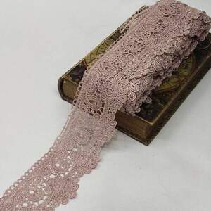 Кружево макраме Sindtex 8см (13м) Цвет - Пудровый (729-66-092) Кружево макраме Sindtex 8см (13м) Цвет - Пудровый (729-66-092)