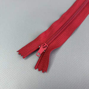 Молния брючная 18 см полуавтомат, красная