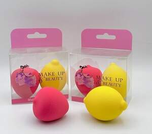 Набор бьюти-блендеров для макияжа Фрукты, 2шт