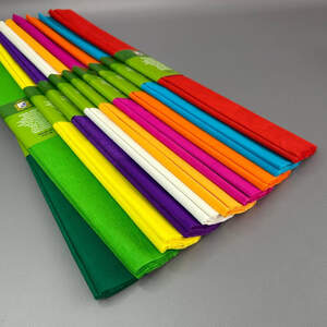 Набор гофрированной (креповой) бумаги 50200см - 10 цветов