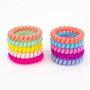 Набор резинок пружинок 10 шт - радужный микс